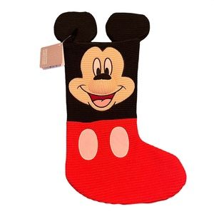 Disney Parks Mickey Mouse Crochet Stocking